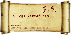 Fellegi Viktória névjegykártya