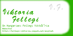 viktoria fellegi business card